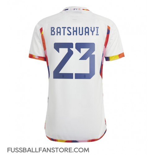 Belgien Michy Batshuayi #23 Replik Auswärtstrikot WM 2022 Kurzarm
